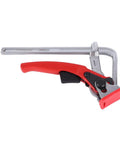 Rock Solid Ratcheting Table Clamp With 16CM Max Opening And 540 Lbs Killer Grip Heavy Duty Chrome Vanadium Steel for woodworking