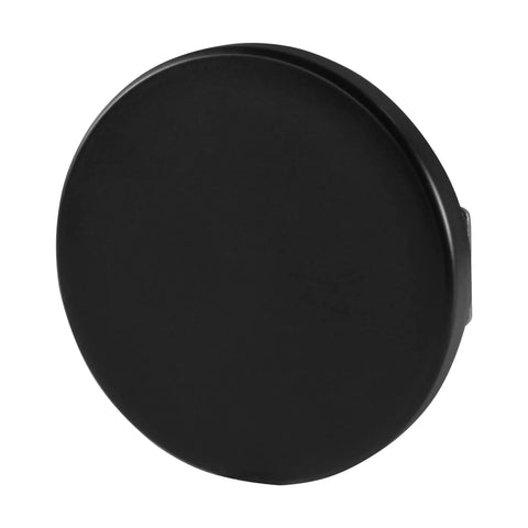 Matte black illusionary faceplate from 12 Inch And 4 Inch Bath Waste And Overflow Assembly Kit With Tip Toe Drain Plug, SCH 40 ABS Pipe.