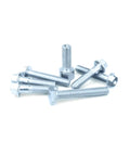 Premium Heavy Duty Blue Zinc Plated Bolt Kit For Honda CRF250 300 450 Rally Dirt Bikes, assorted steel bolts and nuts.