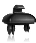 Interior Black ABS Plastic Sun Visor Hook Clip Bracket For Audi A1 A3 A4 A5 Q3 Q5 S3 S4 S5 TT RS3 RS4 RS5 Exeo 2009 To 2014 OEM Compatible