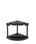 Compact Corner Tool Rack For Maximum Garden Tool Storage And Organization Holds Up To 25 Long Handled Tools Black