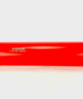 Diamond wet core drill bit, 4-inch diameter with 1-1/4-inch threaded shank, red BLUEROCK Tools, side view