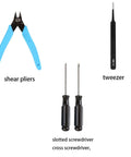 All In One 3D Printer Tool Kit For A1 And A1 Mini Pro Grade Maintenance Set with pliers, tweezers, and screwdrivers
