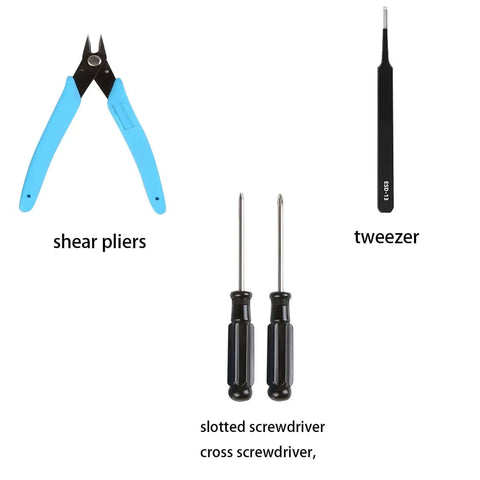 All In One 3D Printer Tool Kit For A1 And A1 Mini Pro Grade Maintenance Set with pliers, tweezers, and screwdrivers
