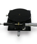 ZR125 Motorized Rotary Positioning Stage With Manual Fine Adjustment And Lifting Rotary Fine Adjustment Table Pro Grade
