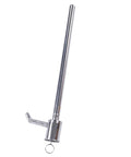 Heavy Duty Stainless Steel Manual Oil Pump 60cm Hand Fluid Transfer Squeezy Suction Tool for Gasoline and Motor Oil with long tube.