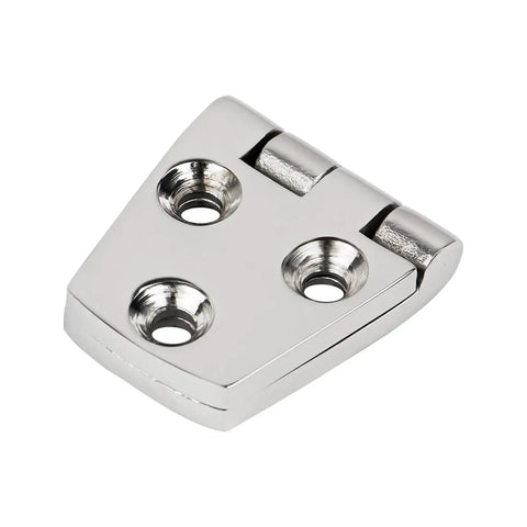 Six Hole 316 Stainless Steel Back Polished Casting Hinge For Boat Cabin Door And Flush Door Replacement 76x38mm angle view