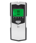 FTVOGUE 5 in 1 Stud Finder Wall Scanner with LED Green Backlit Screen displaying detection icons on the screen.