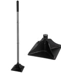 48 Inch Steel Tamper With 14 Pound 10x10 Steel Head And Rubber Grip Labor Saving All Steel Heavy Duty Tool For Leveling Ground