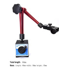 Workshop Grade Precision Dial Indicator With Magnetic Base Stand For Metalworking And Calibration Analog Vertical Display With One Hundredth Millimeter Resolution Zero To One Millimeter Range Eight Tenths Millimeter Indicator Great For Equipment Setup, 350mm