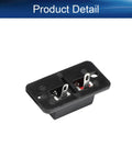 8-Piece 2-Way Speaker Terminal Block with visible black rectangular housing, metal connectors for quick plug and play wiring.