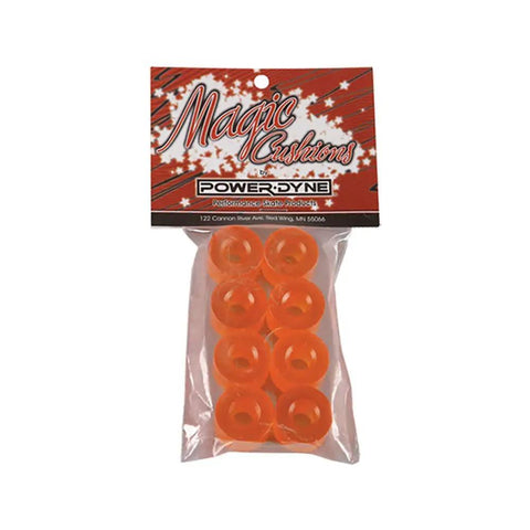 Quad Roller Skating Magic Cushions Universal Yellow 85A Firm Urethane Bushings for Smoother Rides and Peak Energy Return