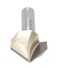 Get That Perfect V-Groove With This 1/2 Inch Shank 90 Degree Router Bit Featuring A Massive 1-1/8 Inch Dia Carbide Tipped Blade For Deep Woodworking Cuts And Clean Decorative Edging On Any Project.