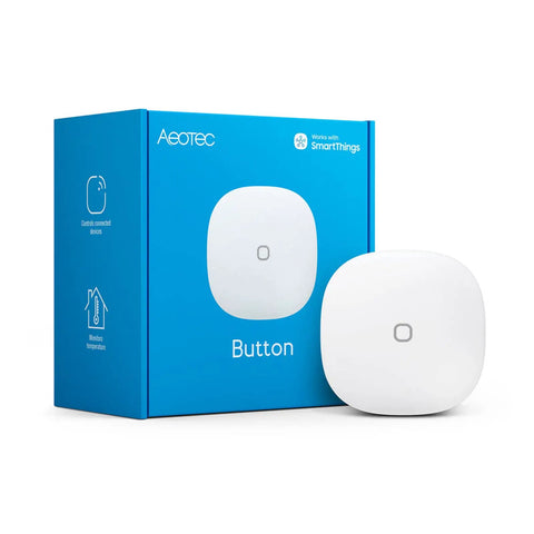 SmartThings Button Zigbee Remote Control For Smart Home Hub One Tap Control Lights And Appliances With Integrated Temperature Sensor