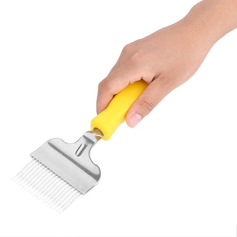 Beekeeping Uncapping Fork Stainless Steel Honeycomb Tine For Hive Inspection And Honey Harvest Durable Tool With Comfortable Grip