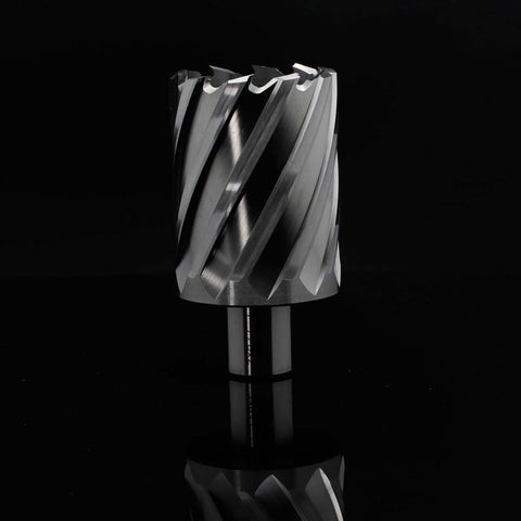 Oscarbide annular cutter with Weldon shank, 1-7/8 in cutting diameter, 2 in depth of cut for magnetic drill press
