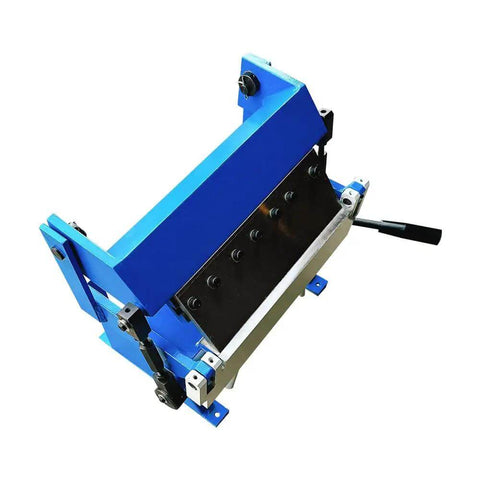12 Inch 20 Gauge Mild Steel Bench Pan And Box Brake Machine For Small Shops With 5 Adjustable Removable Fingers