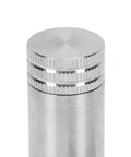 Close-up of 20mm Pro Grade Stainless Steel Bench Dog Clamp top for MFT Tables Non Slip Woodworking Positioning Kit