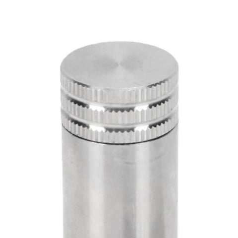 Close-up of 20mm Pro Grade Stainless Steel Bench Dog Clamp top for MFT Tables Non Slip Woodworking Positioning Kit