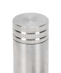 Close-up of top part of Stainless Steel Bench Dog Set 20mm for MFT Workbenches with T Track Connectors Non Slip Hold Downs