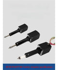 Premium Micro Miniature Linear Actuator Single Shaft Lead Screw Stepper Motor With Telescopic Push Rod Cylinder fixed shaft, heavy steel construction.