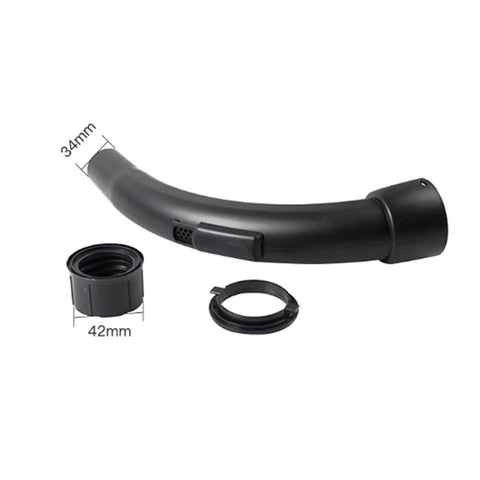 Universal 35mm Vacuum Cleaner Hose End Wand Set With Bent Handle Tube ABS Construction for narrow corners, easy fit for most brands