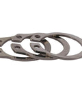 Heavy Duty Stainless Steel Snap Rings Set for 18mm and 36mm Shafts C Type External Circlips DIN471 304 Stainless Steel High Temp
