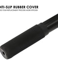 Anti-slip rubber cover on Beefed Up 2 Ton Jack Handle Replacement For Horizontal Hydraulic Pole Jack Stands, Heavy Duty Auto Tool.