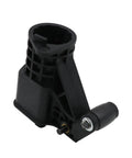 Kickass BT40 75 Degree Tool Holder Pot For CNC Milling Machines Straight Shank Storage Cup, black plastic design with stabilizing features.
