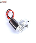 RCAWD brushed motor with red/black wires and aluminum gear-case for Axial SCX24 RC vehicles