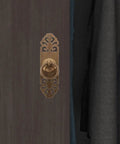 Vintage Brass Cabinet Pulls Set Of 2 With Screw Fix For Wardrobe, Bookcase, And Kitchen Cabinets 3x12 Cm Antique Style