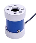 Flange Static Torque Sensor And Torque Load Cell With High Precision Strain Gauge, blue alloy steel body, side view