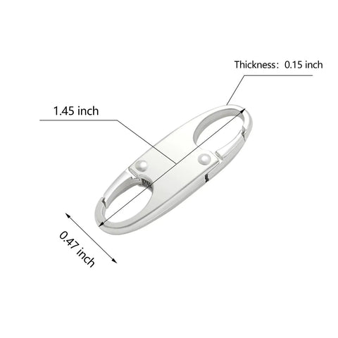 Zipper Pull Replacement Clips Pack Mini Carabiner Zipper Clips Easy Attach Premium PU Grip Durable No Slip Zipper Locks 6 Pack Black And White Anti Theft Clips For Bags Jackets Luggage, dimensions 1.45 x 0.47 x 0.15 inches