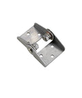 Stainless steel damping torque hinge for industrial pivot doors, 3.5 Nm, single piece.
