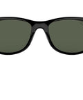Unisex Wayfarer Liteforce Square Sunglasses Black And Dark Green 52mm Ultra Lightweight Durable Frame For Everyday Use All Day Comfort