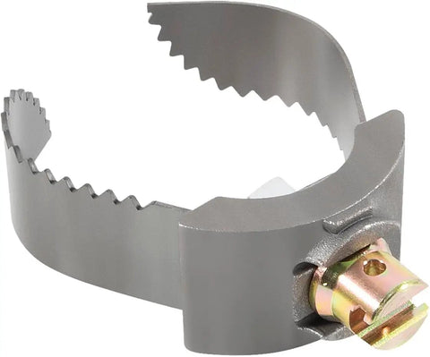 Heavy Duty 3 Inch C Cutter Drain Snake Head Cable Coupler for Ridgid K400 K3800 K50 machines, durable stainless steel design.
