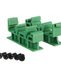 Set Of Five PCB DIN C45 Rail Adapter Brackets For Circuit Board Mounting On 35mm DIN Rail Easy To Install And Detach Bracket Carrier