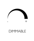 Dimmable lighting control icon for Level Up Your Porch With This Classic Jelly Jar Outdoor Wall Light In Sleek Matte Black.