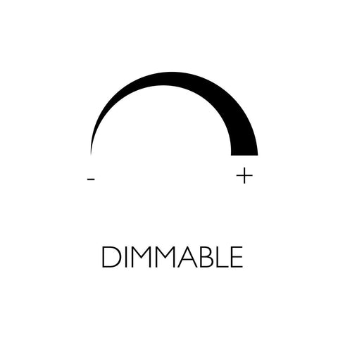 Dimmable lighting control icon for Level Up Your Porch With This Classic Jelly Jar Outdoor Wall Light In Sleek Matte Black.