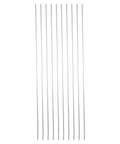 Pro Grade 304 Stainless Steel TIG Welding Wire With Low Spatter And Smooth Feed For Clean Welds In Metal Fabrication, 10 Silver Rods