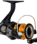 Sahara 1000 FJ Spinning Reels With HAGANE Gear, SilentDrive, Propulsion Line System, and G Free Body, side view
