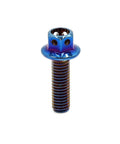 Colorful Titanium Alloy M6 Motorcycle Bolts And Screws Set 6 Pack Hex Head Fasteners Universal Fit For Motorcycles And Scooters 27x12mm