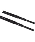 Heavy Duty Full Extension Drawer Slides 12 Inch Side Mount Runners Built Tough With Buttery Smooth Glide and Rock Solid 100 Pound Load Capacity For Cabinetry And Workshops, black metal finish.