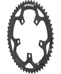 Road Bike Chainring Upgrade 52T 110mm BCD For 10 11 Speed Drivetrains, Precision CNC Machined For Smooth Snappy Shifting, Black Finish
