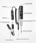 Dead On Accurate Car Led Circuit Tester With Bright Digital Screen 2 To 30 Volt Voltage Sniffing Tool showing parts and features.
