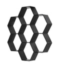 Hexagon Brick Mold For Concrete Pavers Reusable Hex Tile Mold For DIY Garden Path And Patio Floors Easy To Use No Fuss Durable Build 11.41 By 11.02 By 1.69 Inches Perfect Paver Template