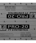 Heavy Duty Synthetic Roof Underlayment Single Roll Super Grippy Surface Hella Flexible For Low Temp Installations Wrinkle Free Eco Friendly Lightweight Asphalt Felt Replacement Easy Set Up For Diy Builders And Pros with PRO-20 label.
