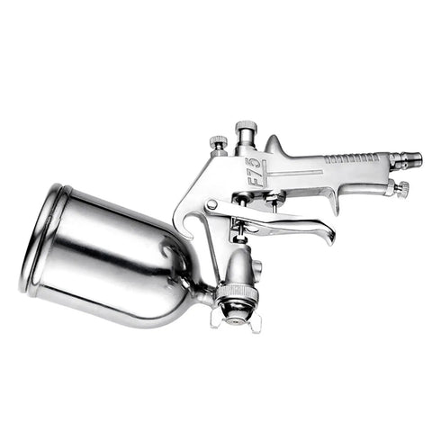 Pneumatic Paint Spray Gun With 400ML Aluminum Cup Delivers A Dead Simple Setup For Auto Touch Ups And Furniture Jobs, featuring sleek aluminum design.