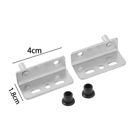 Heavy Duty Pivot Hinges With Concealed Shaft And Bushing For Doors And Cabinets 360 Degree Rotation, metal, 4 x 1.8 cm