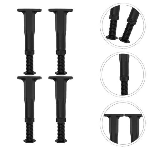 Adjustable Bed Support Legs Replacement Set For Furniture With Waterproof Design And Easy Installation Telescopic 7.6 To 13.5 Inch